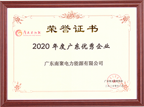 2020年度广东优秀企业